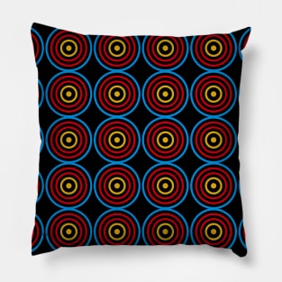 Retro circle pattern Pillow