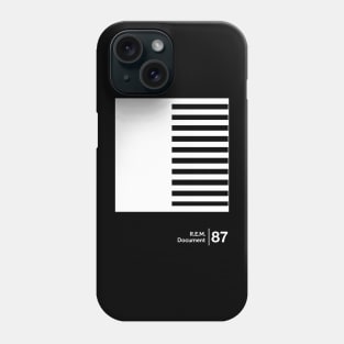 REM Document / Minimalist Style Graphic Artwork Phone Case