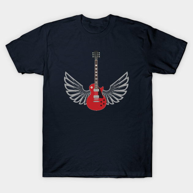 Discover Guitar Wings LP-Style Electric Guitar - Guitar Wings - T-Shirt