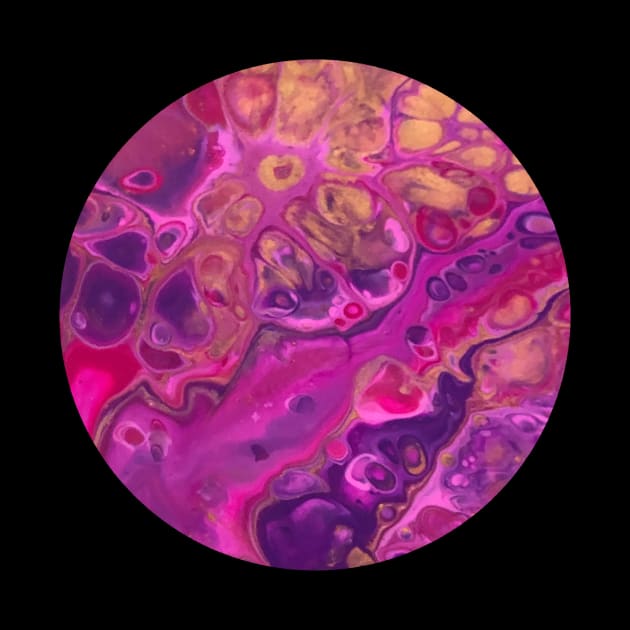 Pink Passion / Acrylic Pouring by nathalieaynie