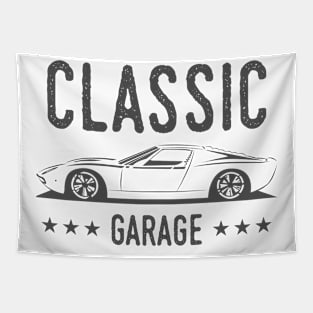 Retro supercar Tapestry