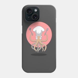 octopus chef Phone Case