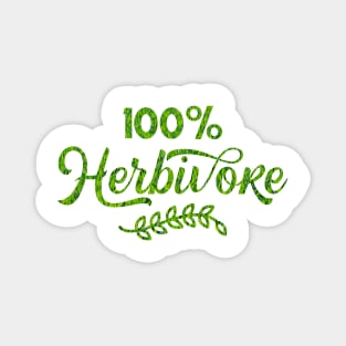 100 pourcent herbivore Magnet