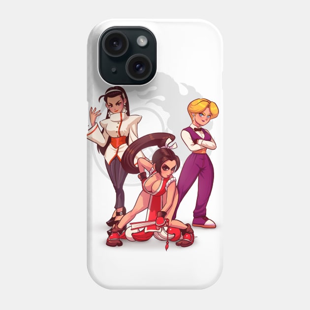 The Queen of Fighters Phone Case by BrunoMota