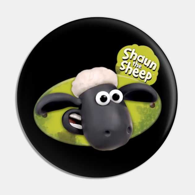 Vintage cartoon Sheep TV Series The Shaun Pin by WelchCocoa