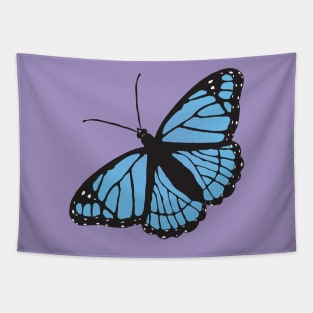 Blue viceroy butterfly Tapestry