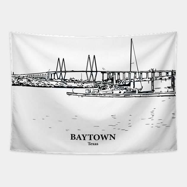 Baytown - Texas Tapestry by Lakeric