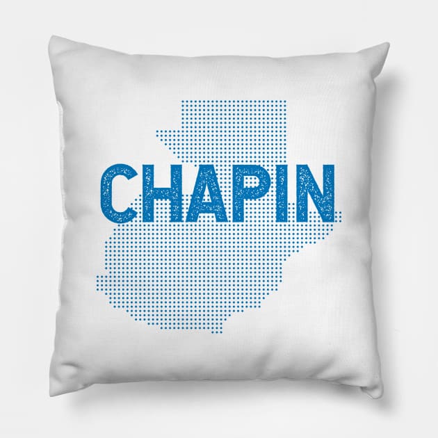 Chapin - Guatemala map Pillow by verde