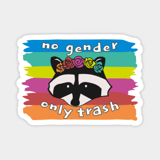 No Gender Only Trash Magnet