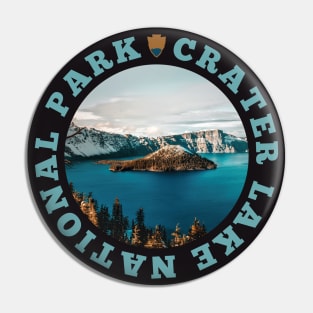 Crater Lake National Park circle Pin