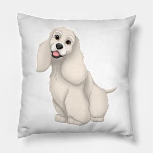 Buff Cocker Spaniel Dog Pillow