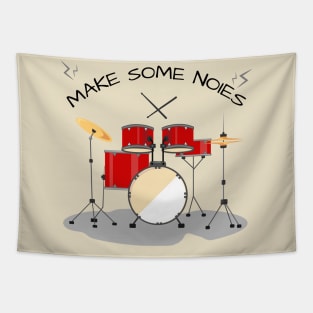 MAKE SOME NOIES Tapestry