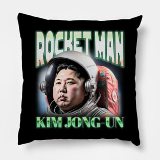 Kim Jong-Un - Rocket Man Vintage Pillow