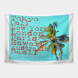 Grind SnS Worldwide Palm Tapestry