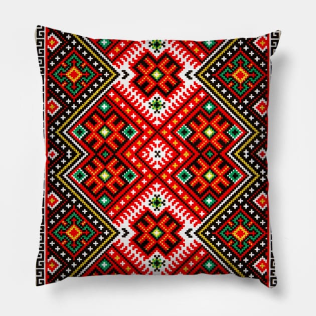 Ukrainian Ethnic Pillow by OnlyHumor