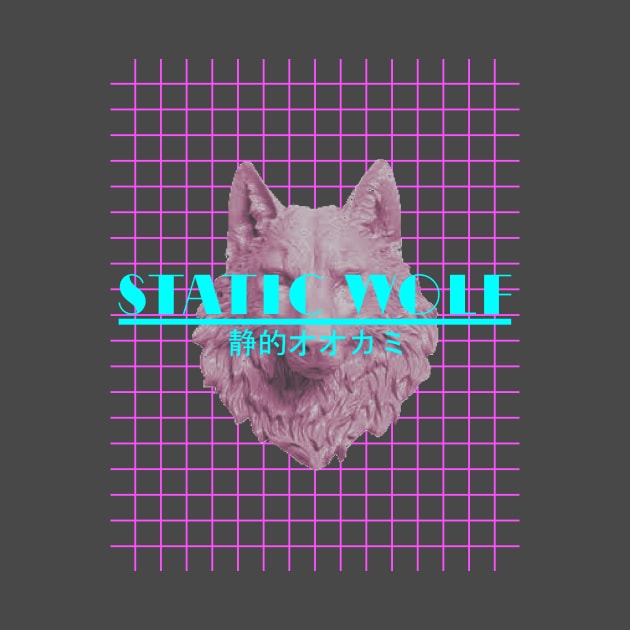 Static Wolf Vaporwolf by NoirEater