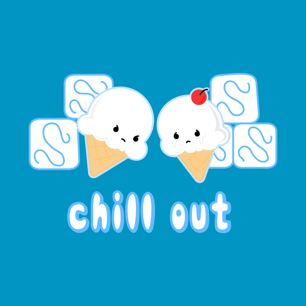 Discover Chill Out - Ice Cream Cone - T-Shirt