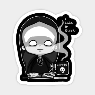 I Like It Black - Spooky Gothic Magnet