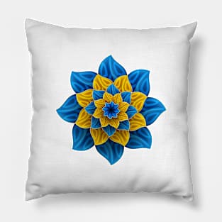 Flower Ukraine, support Ukraine, Ukraine support, freedom shirt Emblem of Ukraine stand with Ukraine seller political love Ukraine Pillow