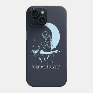 Melancholic Moonlit Sorrow Phone Case