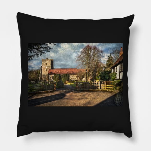 Holy Trinity Church Cookham Pillow by IanWL