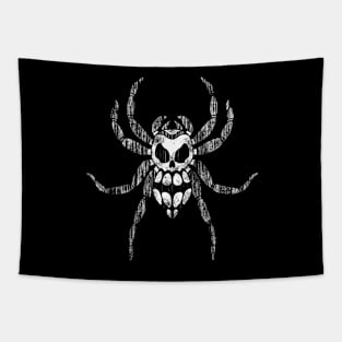 Skull Spider Tapestry