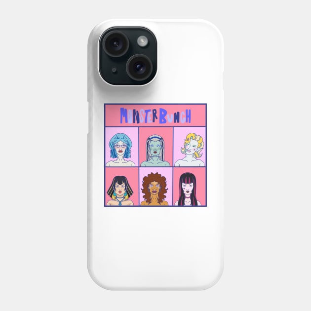 Monster Bunch Phone Case by politerotica