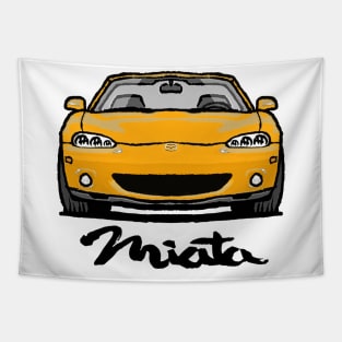 MX5 Miata NB2 Yellow Tapestry