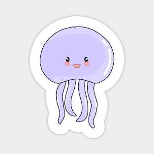 Jellyfish purple ver Magnet