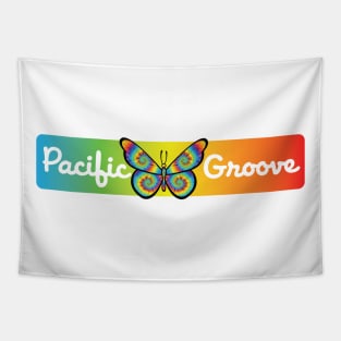 Pacific Grove California Tie Dye Groove Rainbow Tapestry