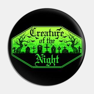 Creature of the Night Pin