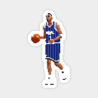 Anfernee Hardaway Pixel Dribble Magnet