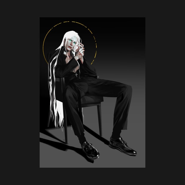 Amen (Priest!Sephiroth) by Saoghal