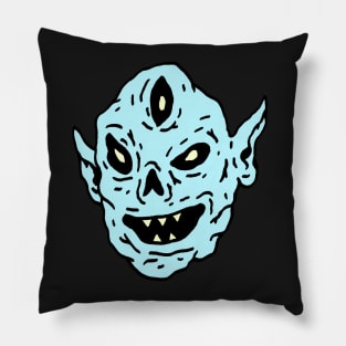 blue alien Pillow