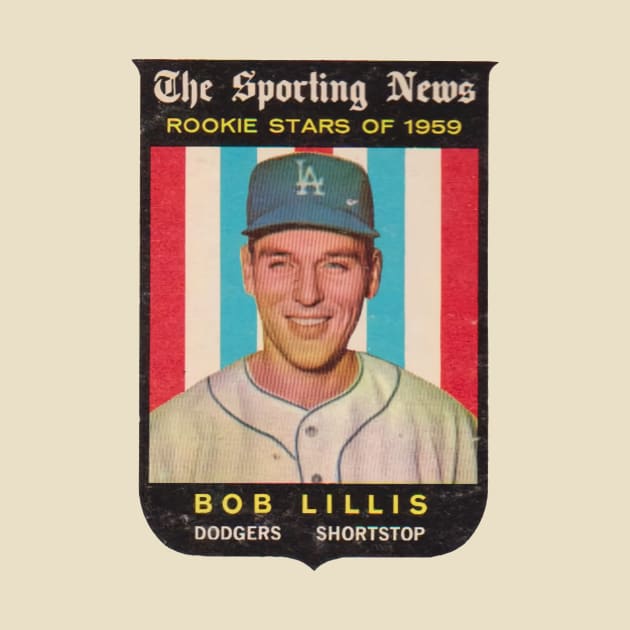 VINTAGE BASEBALL - THE SPORTING NEWS BOB LILLIS by kedaiadon