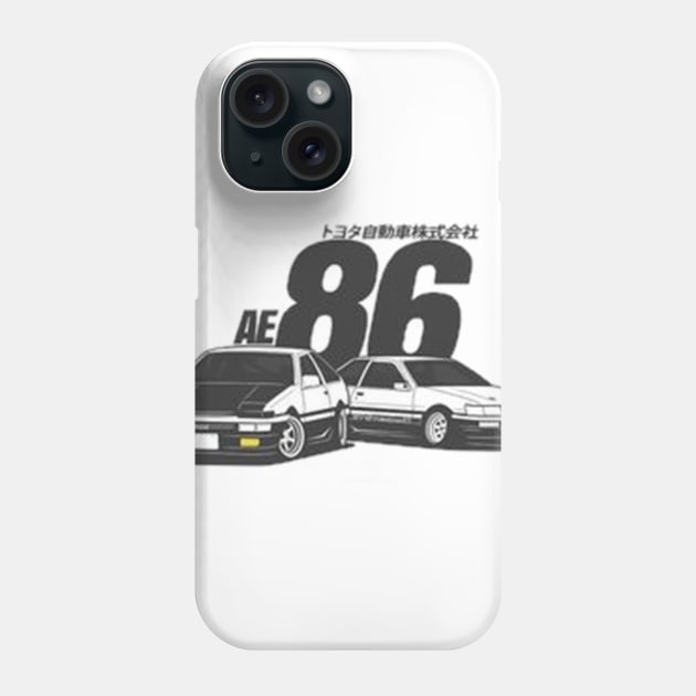 toyota trueno ae86 levin sticker Phone Case by HubsTEES93