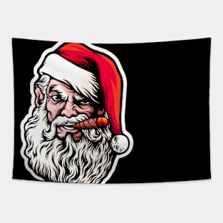 Vintage Santa Claus Retro Design Christmas Beer Funny Gift Idea Tapestry