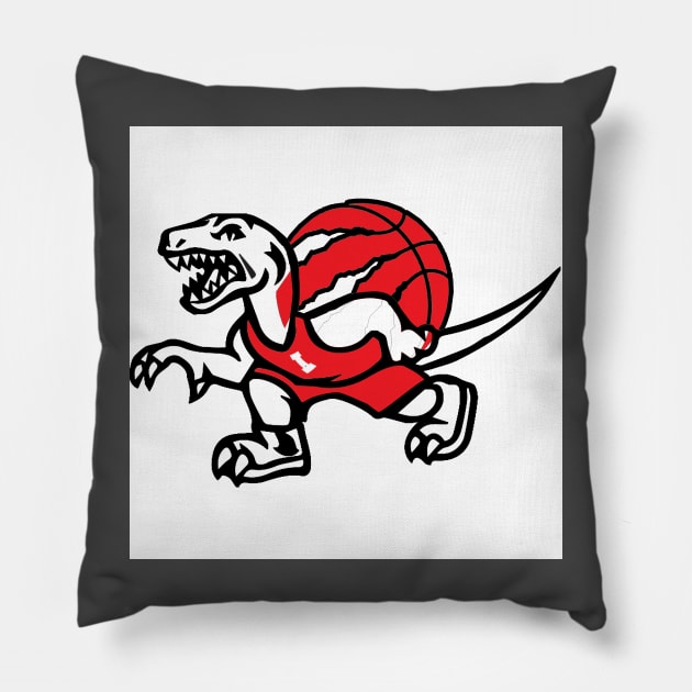 Toronto Raptors Pillow by mumuito