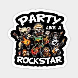 Party like a Rockstar Magnet