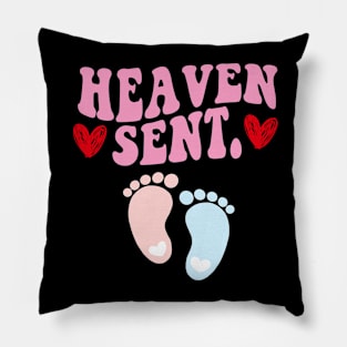 Heaven Sent Pregnancy Announcement Pillow