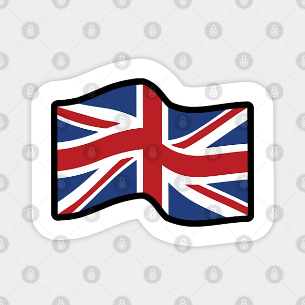 Great Britain Flag Magnet by ShirtyLife