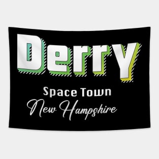 Derry New Hampshire Yellow Text Tapestry