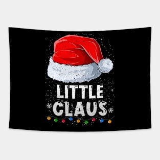 Little Claus Christmas Santa Family Matching Pajama Tapestry