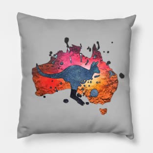 Kangoroo Australia Design Pillow