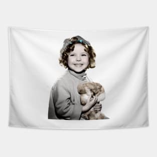 Shirley Temple Vintage Hollywood Tapestry