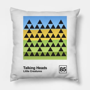 Little Creatures / Minimalist Style Graphic Artwork Design Pillow