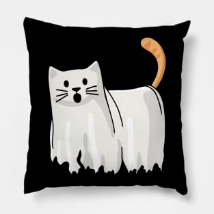 Ghost Cat Costume Pillow