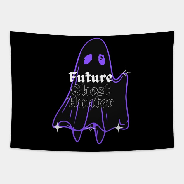 Future Ghost Hunter Tapestry by Dropkick Queen