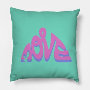 Move Lettering Pillow