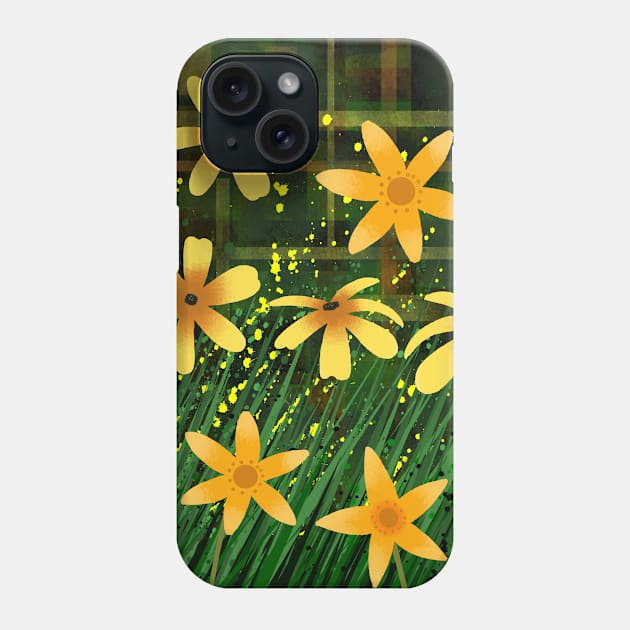 Field of Yellow Flowers Phone Case by Scratch